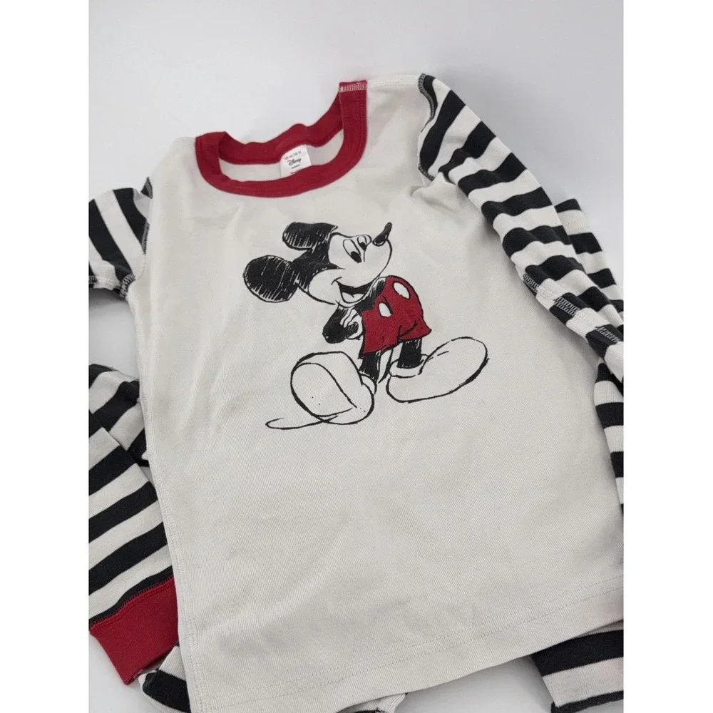 Hanna Andersson Disney Collection Mickey Mouse Organic Cotton Pajama Set 140 10